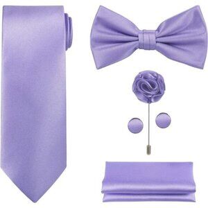 HOT 5pcs Tie Set A-lilac (Violet)